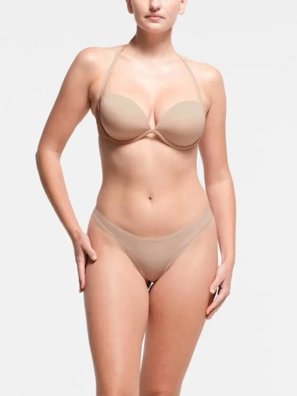 👙 SKIMS Multi-Way Bra Underwire Bra Clay Size 32A NWT 👙 - Picture 2 of 8